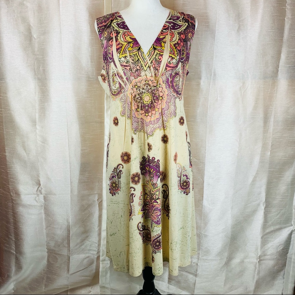 APPROPRIATE BEHAVIOR Tie-Waist Dress XXL